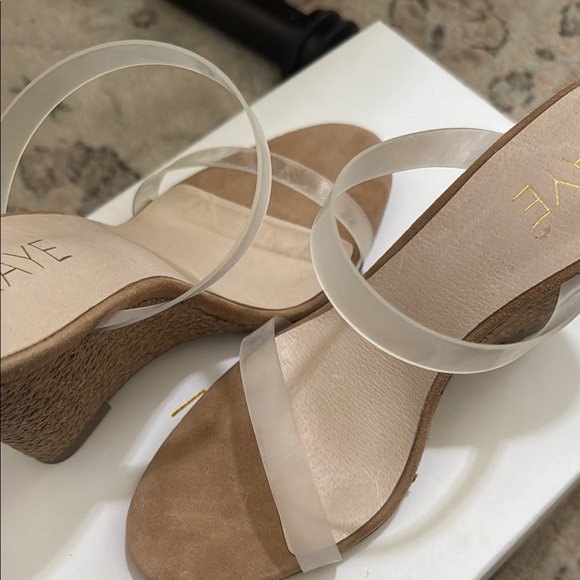 RAYE Tidal Tan Wedge Sandals - Picture 9 of 10